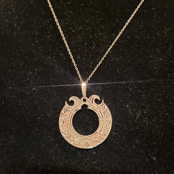 Kordes LichtenfelsVintage Germany MCM Silver 835 Signed Medallion Necklace